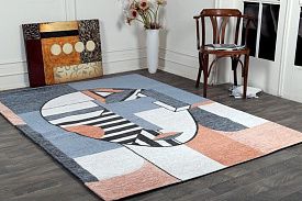 Оранжевый ковер MEBELLIERY REFLECTION MORNING