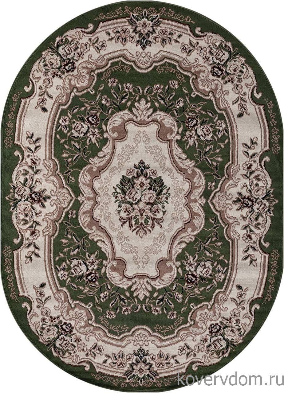 Ковер GAVANA D017 GREEN Овал