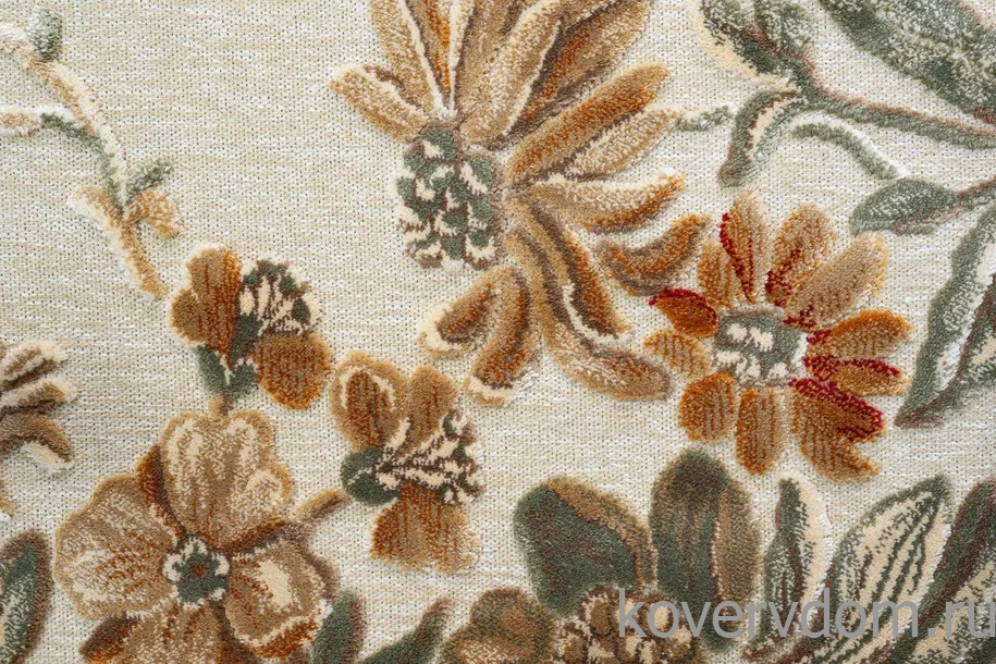 Рельефный ковер из вискозы GENOVA 38262 6282 60 Цветы
