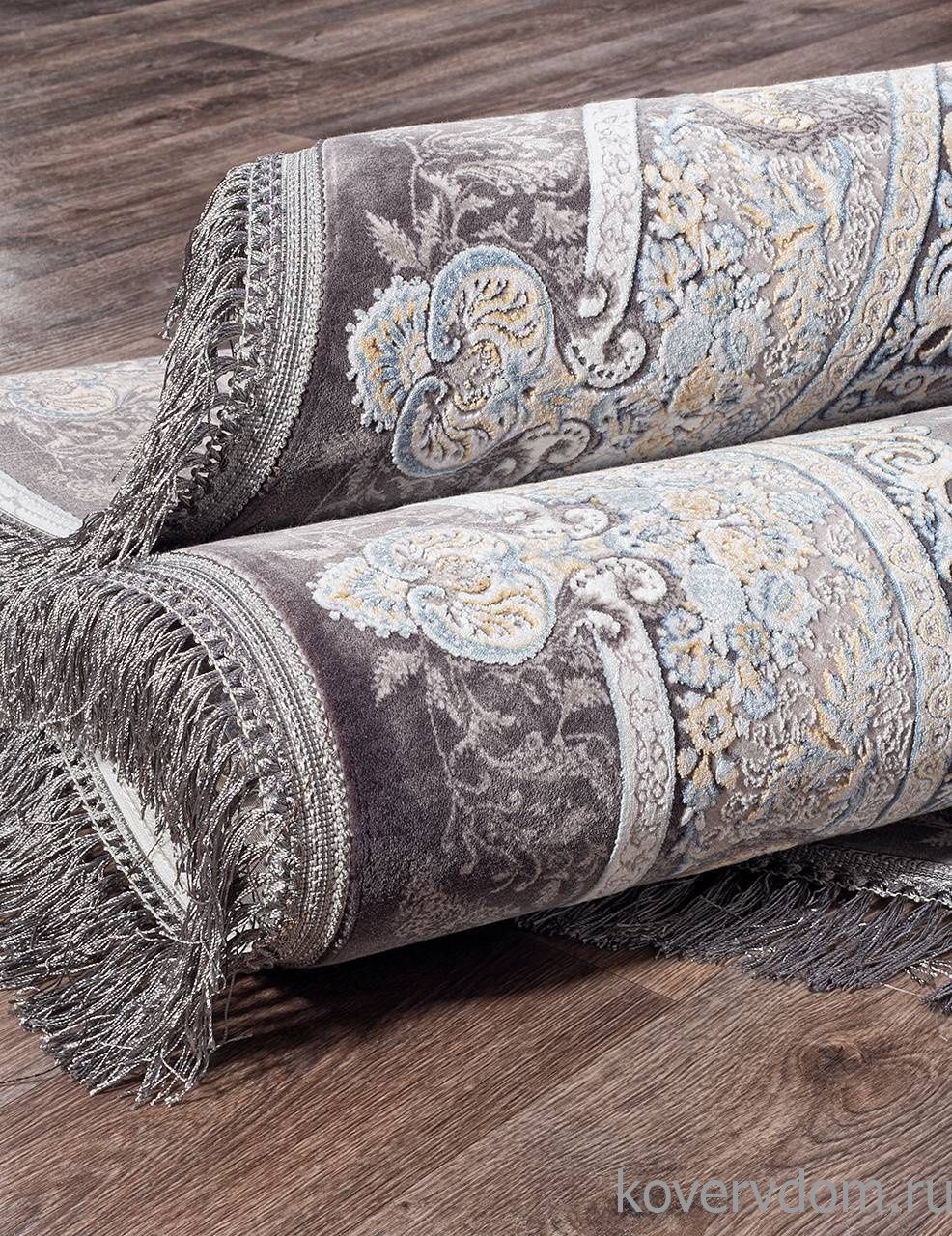 Ковер FARSI 1200 G247 DARK GRAY Овал