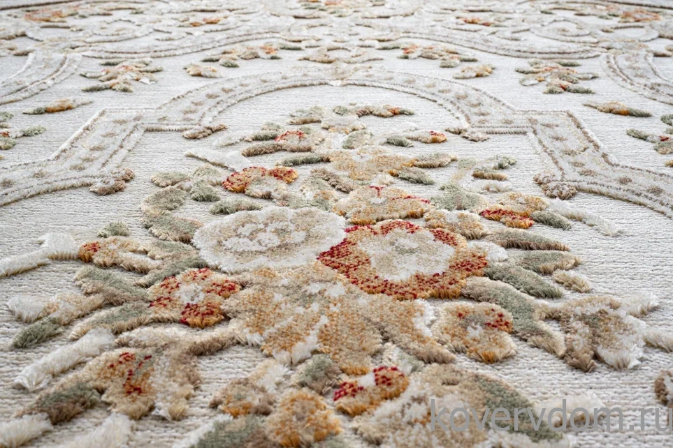 Рельефный ковер из вискозы GENOVA 38093 6262 60 КРУГ