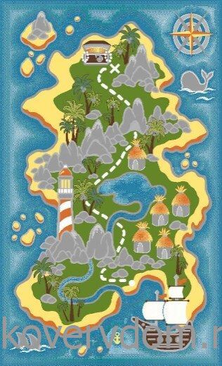 Детский ковер Остров KINDER 52880