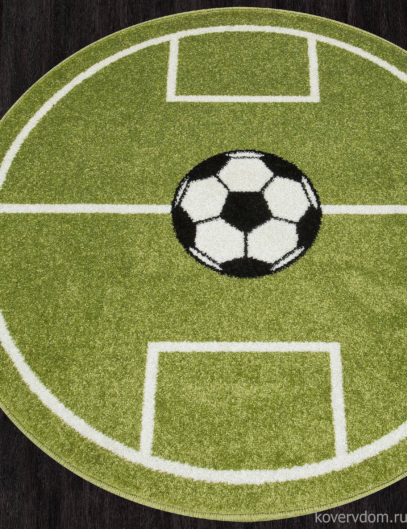 Ковер с футбольным полем SMILE NC11 GREEN Круг