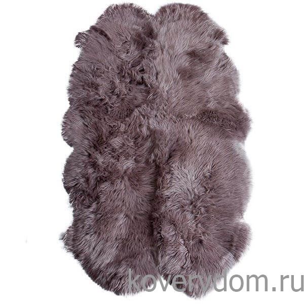 Овчина Новозеландская 4-х шкурная серая  
