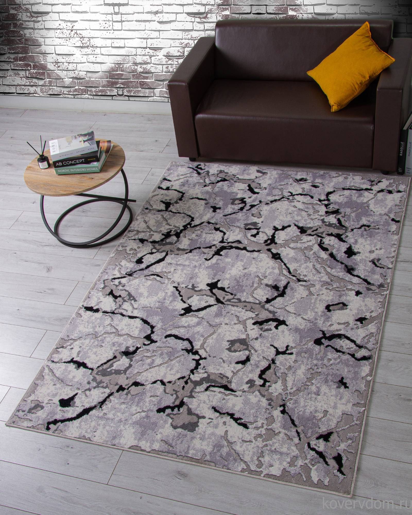 Ковер PALERMO F289 DARK GRAY