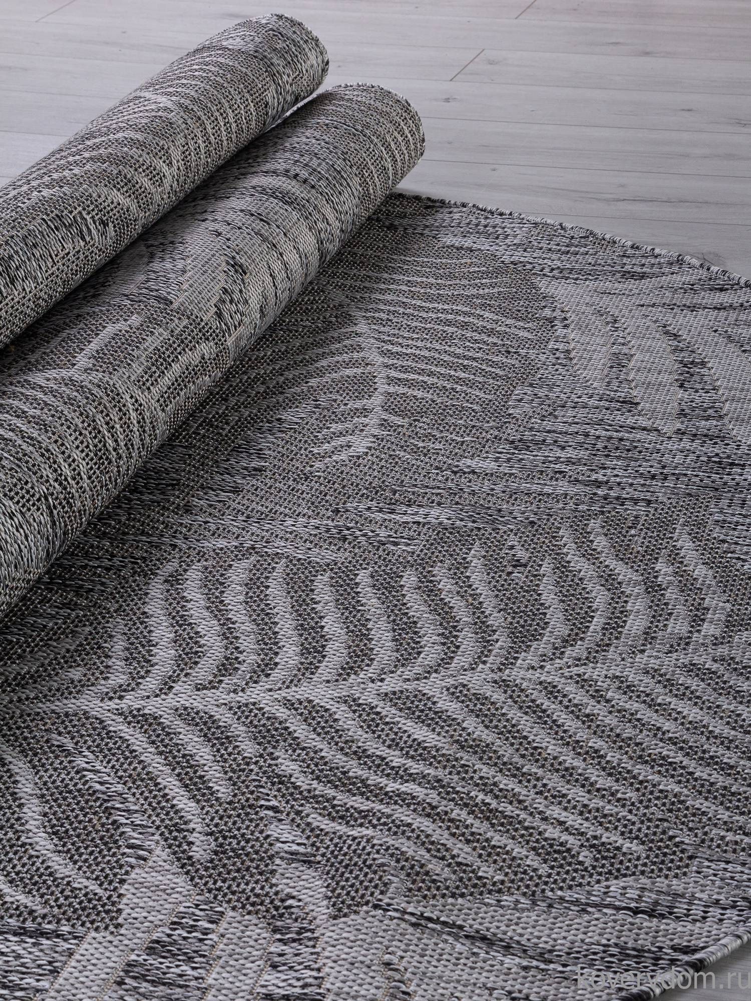 Ковер KAIR S132 DARK GRAY Овал