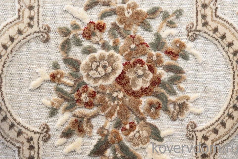 Рельефный ковер из вискозы GENOVA 38093 6262 60 КРУГ