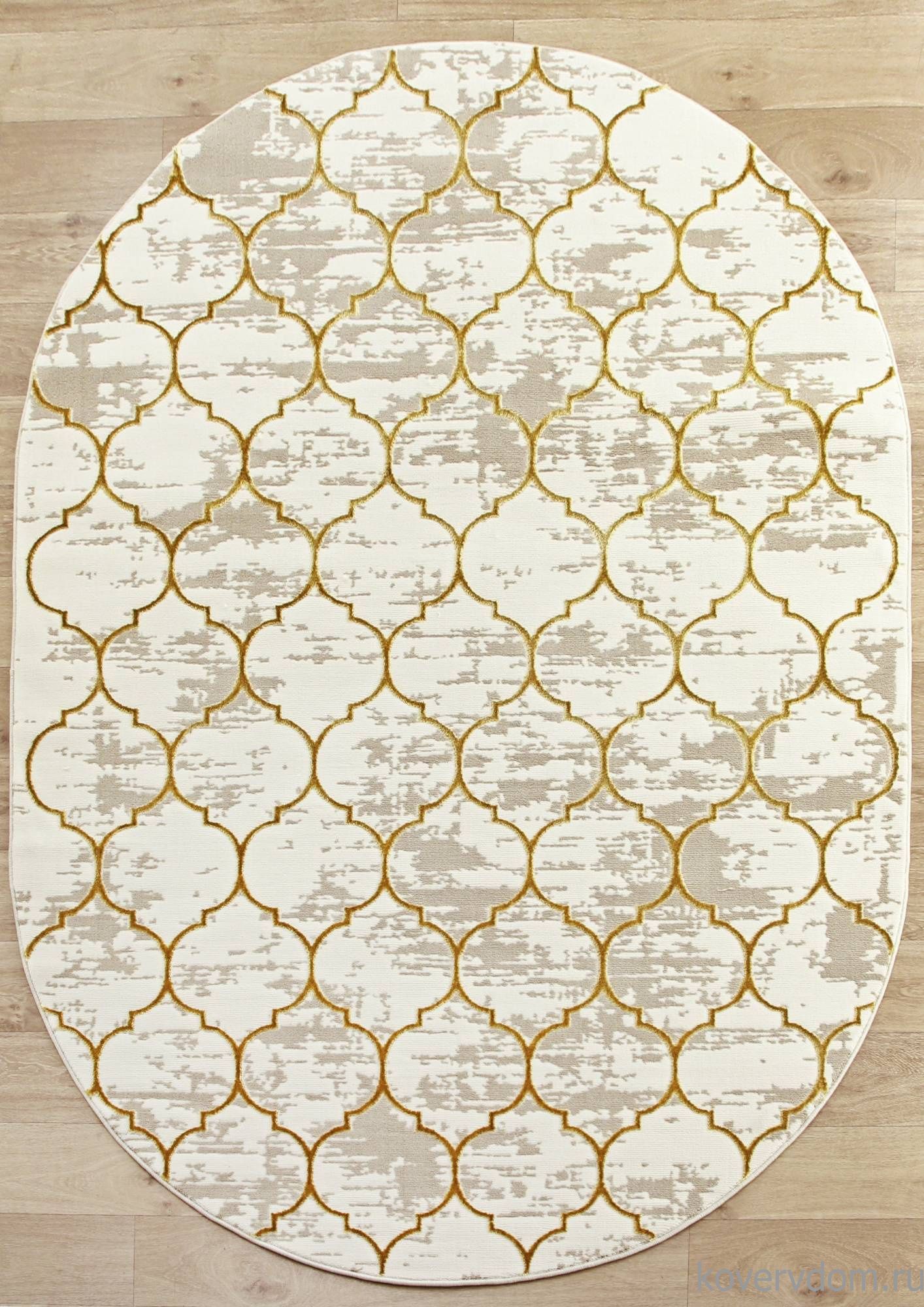 Ковер Pacha 07822Y POLY.C.KREM / POLY.C Овал