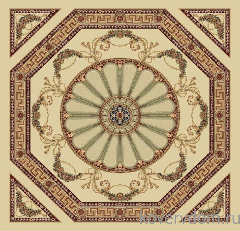 Ковер шерстяной Floare ELITA 352-8-1126 КВАДРАТ